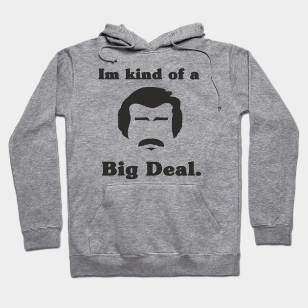 Ron Burgundy Hoodie by NineBlack